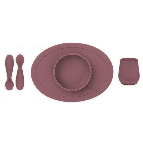 Ezpz - First Food Set - Mauve 6M