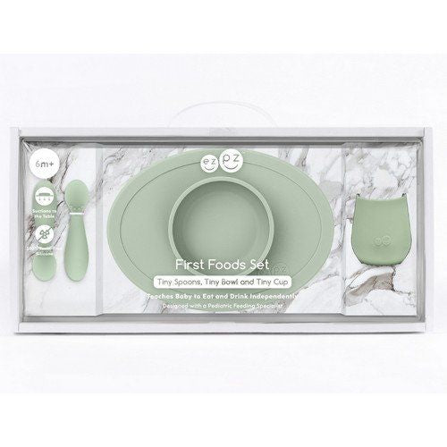 Ezpz - First Food Set - Sage 4M+