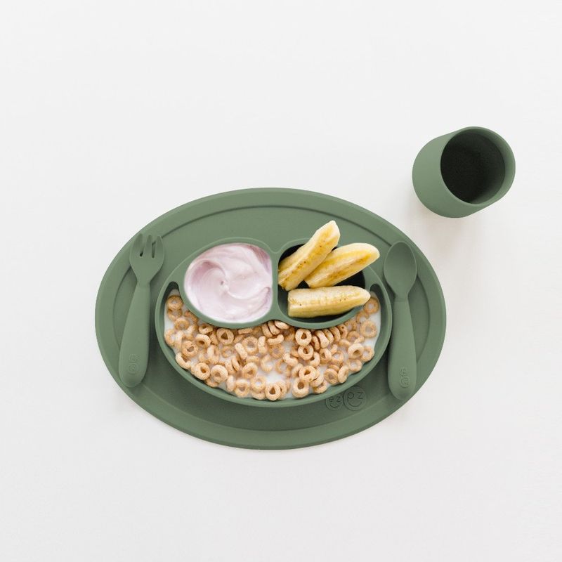 Ezpz - Mini Feeding Set - Olive 6M