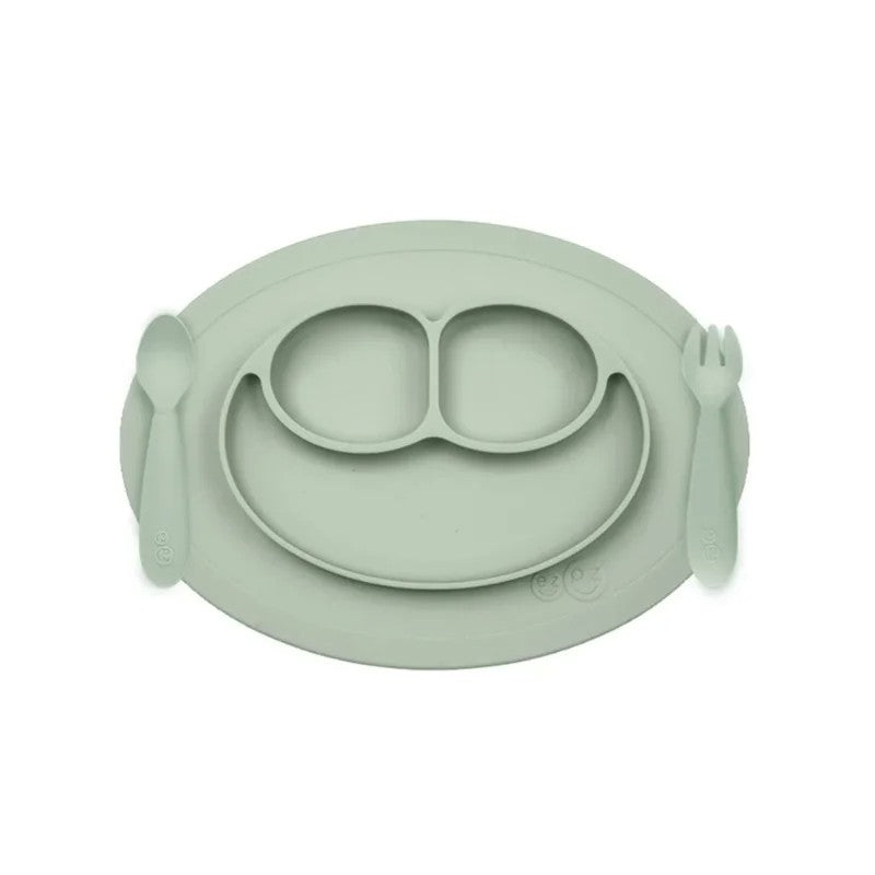 Ezpz - Mini Feeding Set - Sage 4M-Plus