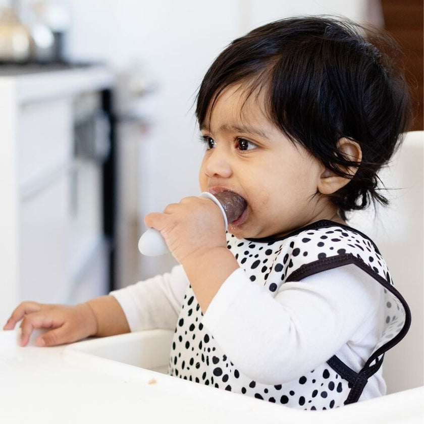 Ezpz - Tiny Pops Popsicle - Pewter 4M-Plus