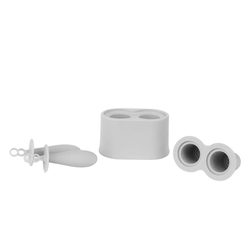 Ezpz - Tiny Pops Popsicle - Pewter 4M-Plus