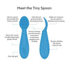 Ezpz - Tiny Spoon (2-pack) - Blue 4M