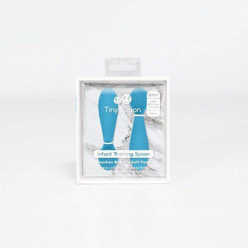 Ezpz - Tiny Spoon (2-pack) - Blue 4M