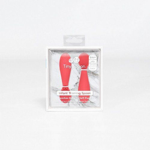 Ezpz - Tiny Spoon (2-pack) - Coral 4M