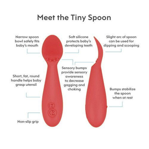 Ezpz - Tiny Spoon (2-pack) - Pink 4M