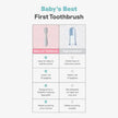 Ezpz Baby Led Toothbrush Blush 4M-Plus