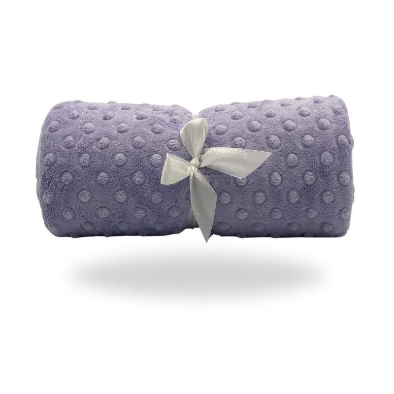Five Little Ducks Minky Blanket Lavender