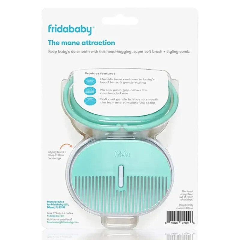 Fridababy Head-Hugging Hair Brush & Comb(0m-Plus)