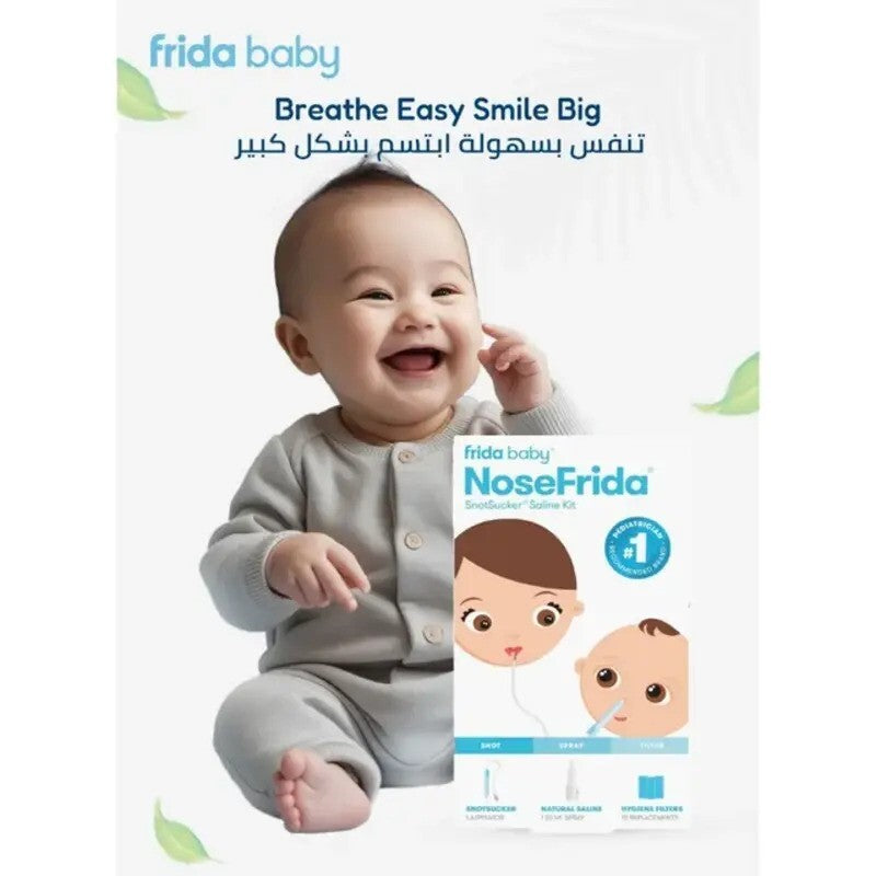 Fridababy NoseFrida The Snotsucker Saline Kit (0m-Plus)