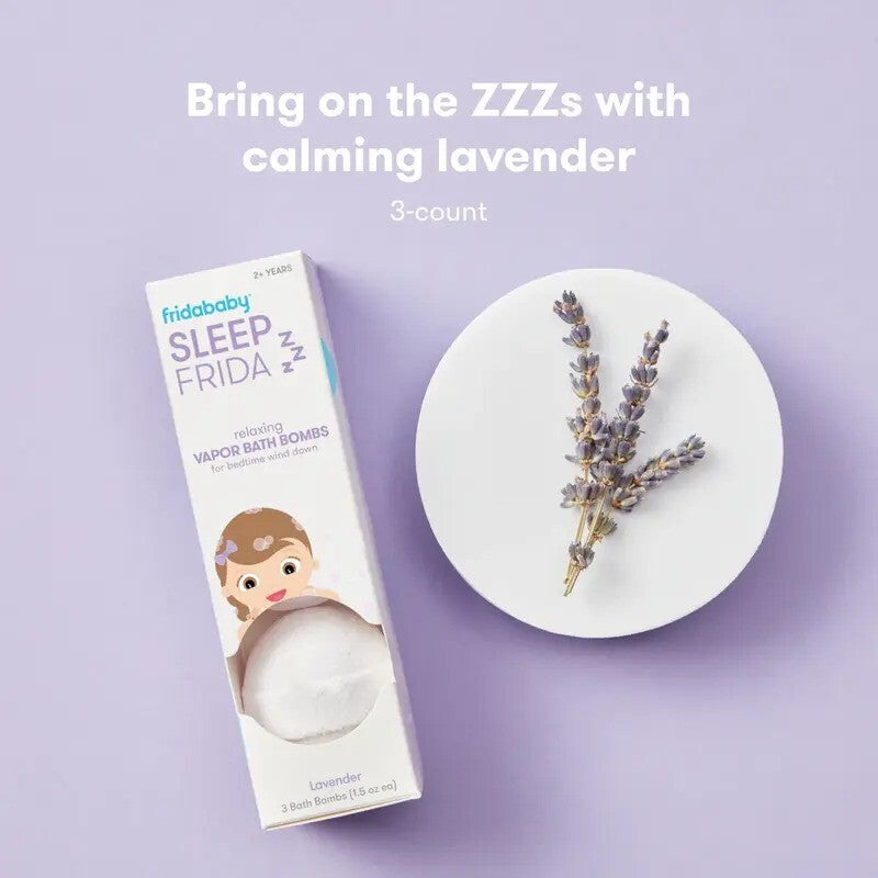 Fridababy SleepFrida Natural Vapor Bath Bombs Lavender (3pack 2yrs-Plus)