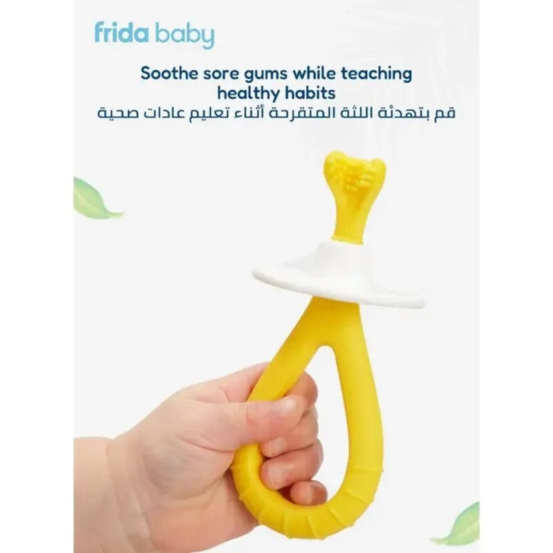 Fridababy Training Toothbrush With Soft Silicone Bristles (6m-Plus)