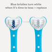 Fridababy Triple-Angel Toothhugger Toothbrush Blue (2yrs-Plus)