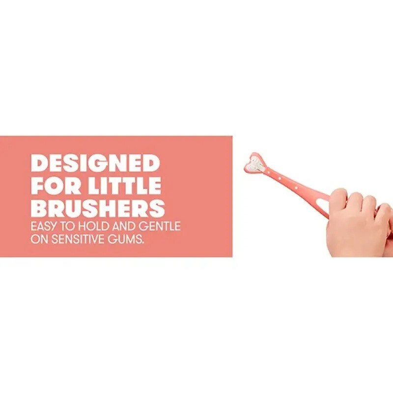 Fridababy Triple-Angel Toothhugger Toothbrush Pink (2yrs-Plus)