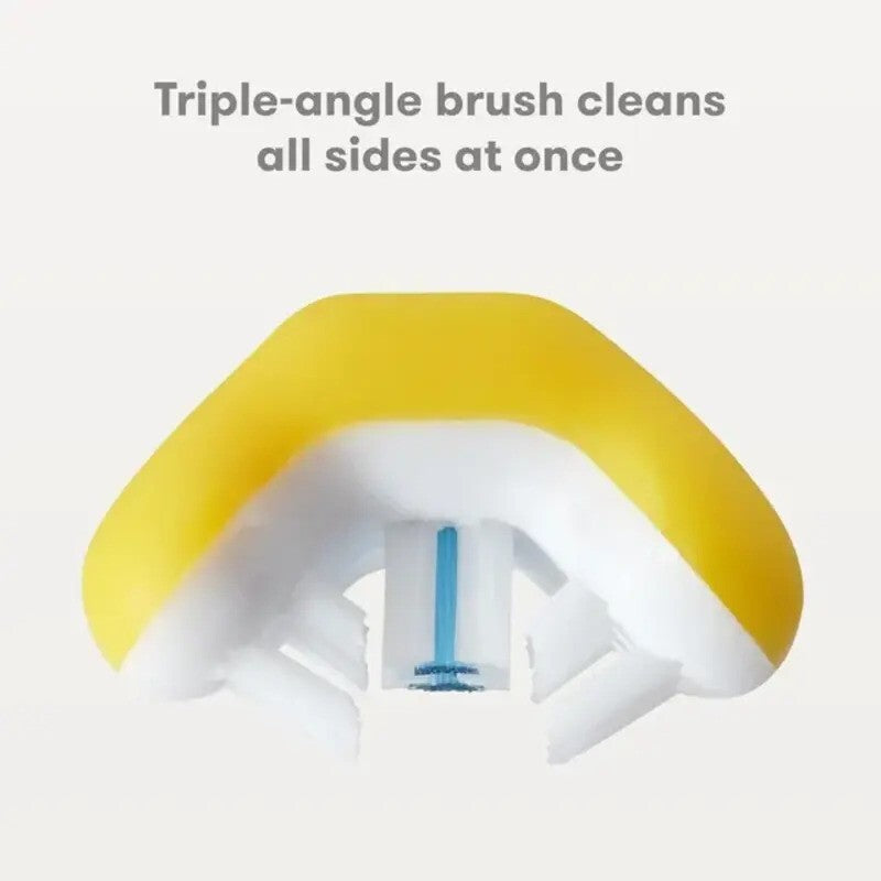 Fridababy Triple-Angel Toothhugger Toothbrush Yellow (2yrs-Plus)