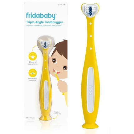 Fridababy Triple-Angel Toothhugger Toothbrush Yellow (2yrs-Plus)