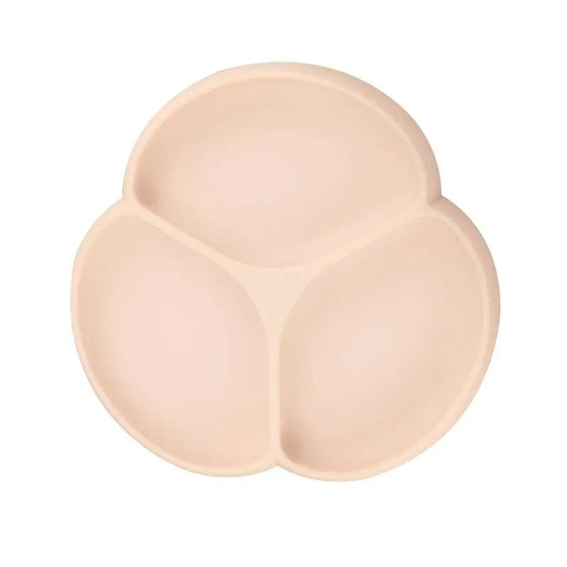 Glitter & Spice Silicone Suction Plate - Blush