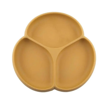 Glitter & Spice Silicone Suction Plate - Camel