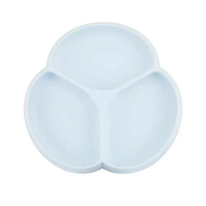 Glitter & Spice Silicone Suction Plate - Ice Blue