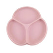 Glitter & Spice Silicone Suction Plate – Dusty Rose