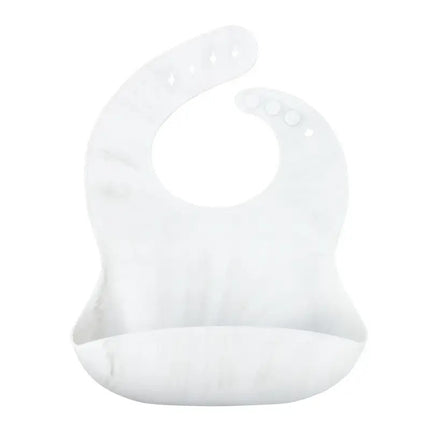 Glitter & Spice Silicone (BPA Free) Food Bib Marble