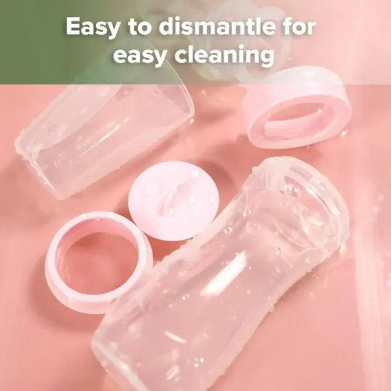 Haakaa Silicone Baby Food Dispensing Spoon Peach