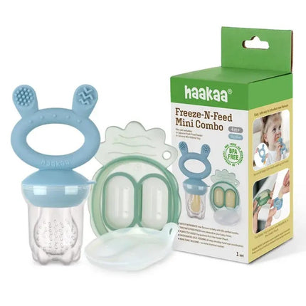 Haakaa Freeze-N-Feed Mini Combo Sky Blue Feeder