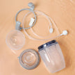 Haakaa Gen-3 Silicone Bottle & Feeding Tube Set Grey