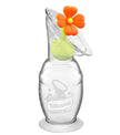 Haakaa Silicone Breast Pump Flower Stopper Orange