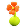 Haakaa Silicone Breast Pump Flower Stopper Orange