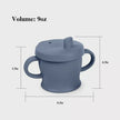 Haakaa Silicone Sip N Snack Cup Bluestone