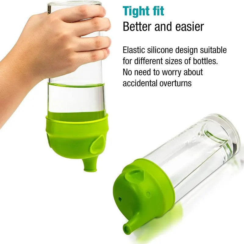 Haakaa Silicone Sippy Top Elephant Green