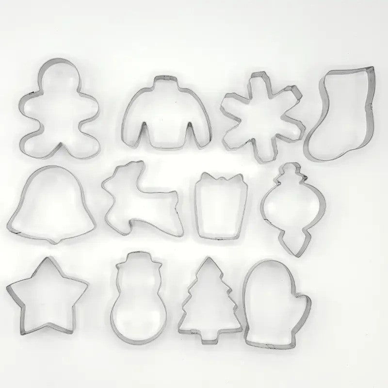 Handstand Kitchen Winter Wonderland  12 Piece Cookie Cutter Set