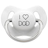 Littlemico Soother-Pacifier: I LOVE DAD - White