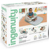 Ingenuity 4-In-1 Sit Up & Prop Activity Play Mat With Toys Nate The Bear (0m-Plus)