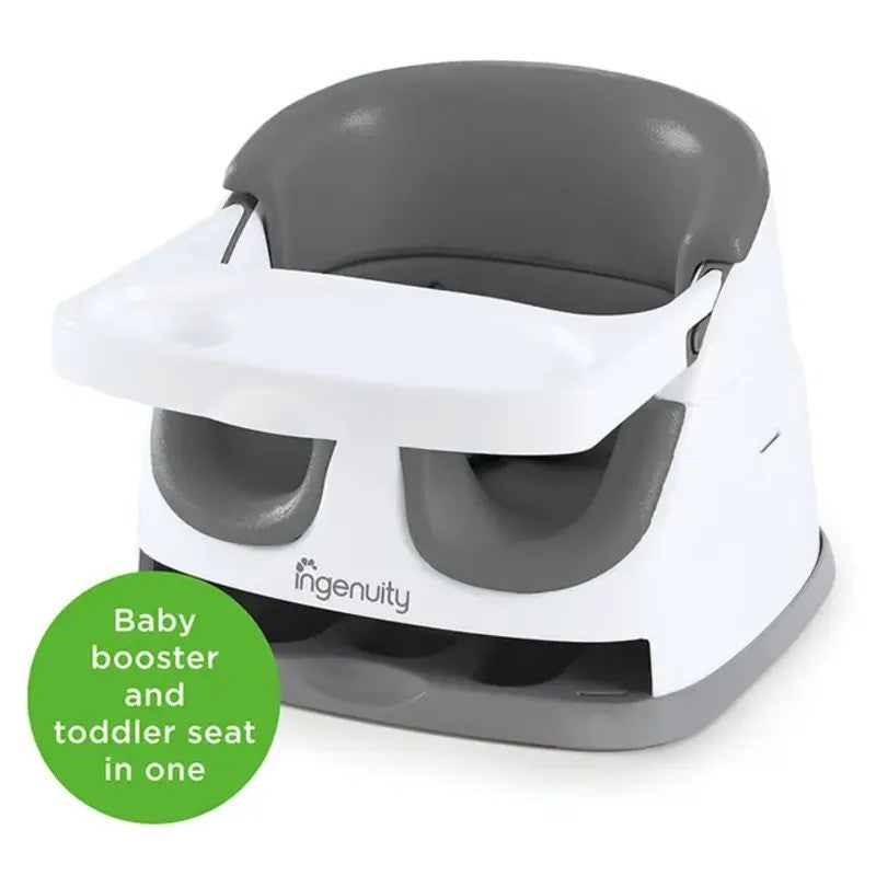 Ingenuity Baby Base 2-in-1 Booster Seat Slate (6-36m)
