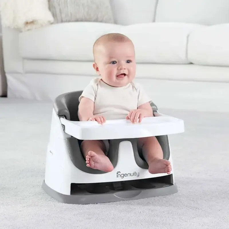 Ingenuity Baby Base 2-in-1 Booster Seat Slate (6-36m)