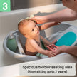 Ingenuity Comfy Clean Deluxe Newborn To Toddler Tub Grey