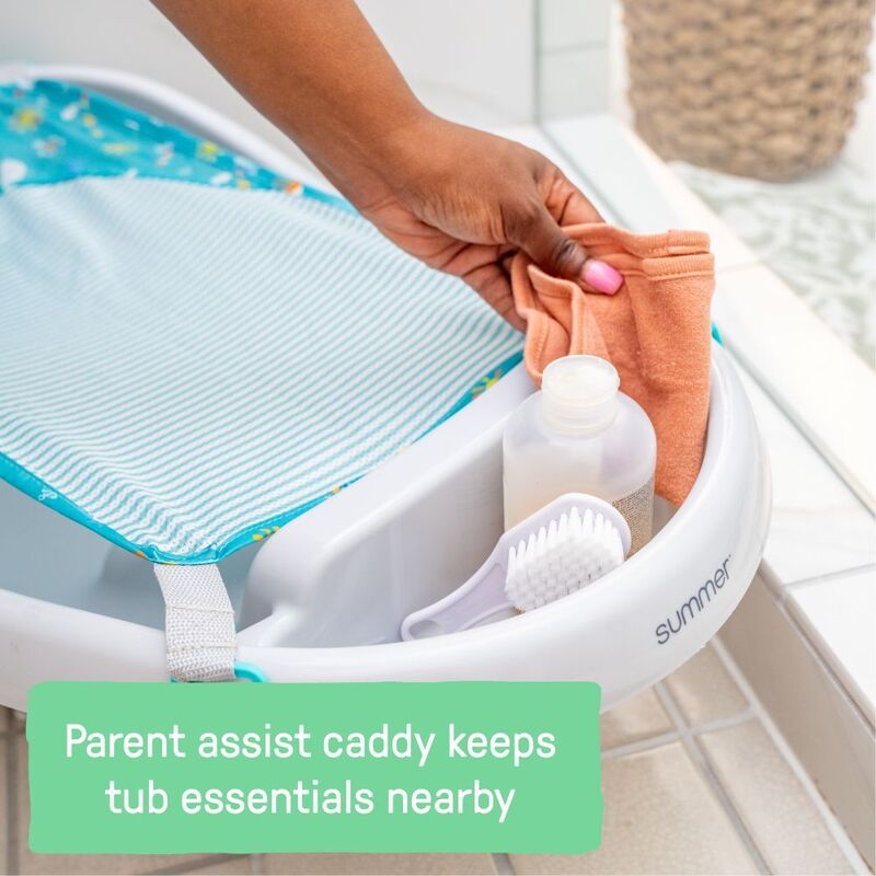 Ingenuity Comfy Clean Deluxe Newborn To Toddler Tub Grey