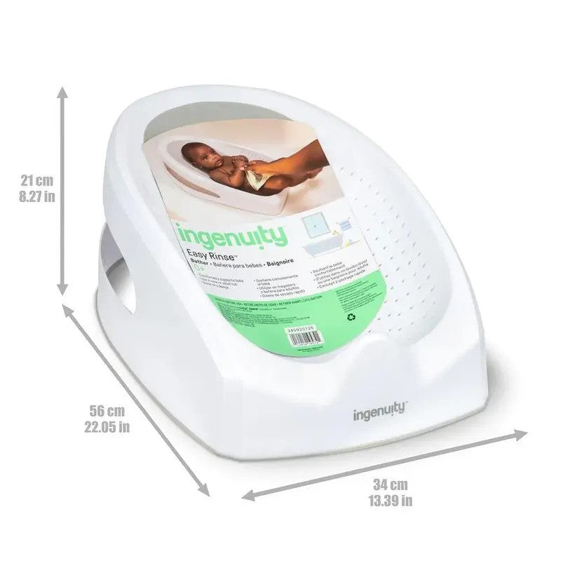 Ingenuity Easy Rinse Grey (0-6M) Bather