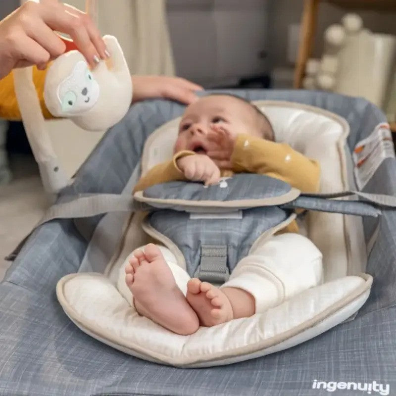 Ingenuity Happy Belly Rock to Bounce Massage Seat parker (0-6M)