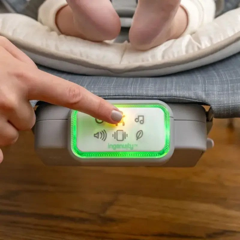 Ingenuity Happy Belly Rock to Bounce Massage Seat parker (0-6M)