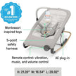 Ingenuity Keep InMotion Automatic Baby Rocking Seat Soulful Skies (0-6m)