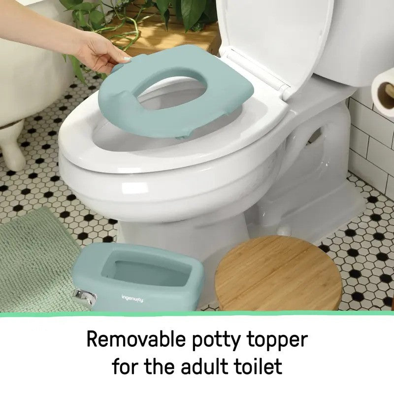 Ingenuity My Size Potty Training System Pro 2-in-1 Green (18m-5yrs)