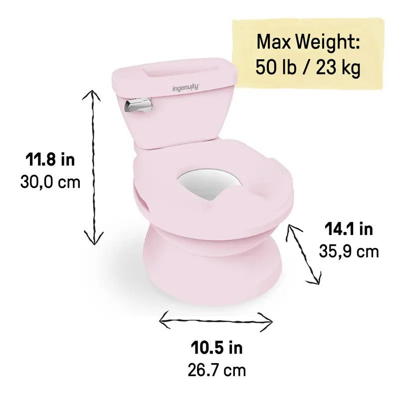 Ingenuity My Size Potty Training System Pro 2-in-1 Pink (18m-5yrs)