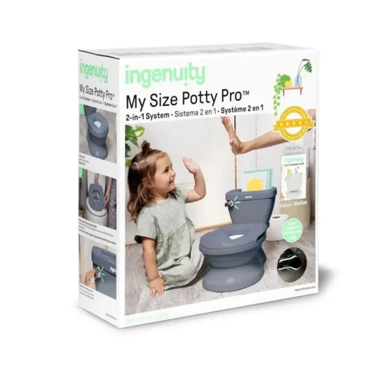 Ingenuity My Size Potty Training System Pro 2-in-1 White (18m-5yrs)