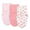 Ingenuity Swaddleme Monogram Coll.1.0Tog Rainbow (3pack-0-3m)