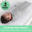 Ingenuity Swaddleme Monogram Coll. 1.0 Tog Sunset Space (2Pack 0-3M)