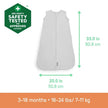 Ingenuity Swaddleme Night Sack Sleeper 2.5Tog Flock (1pack 3-18m)