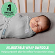 Ingenuity Swaddleme Original Swaddle 1.0Tog Space & Clouds (2pack-0-3m)